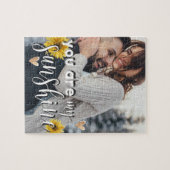 Du bist mein Foto mit gelben Sonnenblumen Puzzle (Horizontal)
