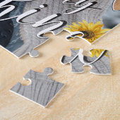 Du bist mein Foto mit gelben Sonnenblumen Puzzle (Seite)
