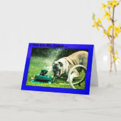 Du bist mein Freund Karte (Gelbe Blume)