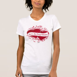 Du bist mein Funny Valentine! Rote Herzen T-Shirt