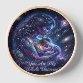 Du bist mein ganzes Universum Kosmische Mutter Bab Uhr (Vorderseite)