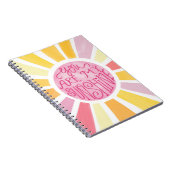 Du bist mein Geschenk für das leuchtende Wasser. Notizblock (Rechte Seite)