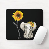 Du bist mein Geschenk für die Sonnenblume Hippie-S Mousepad (Mit Mouse)