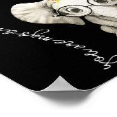 Du bist mein Geschenk für die Sonnenblume Hippie-S Poster (Ecke)