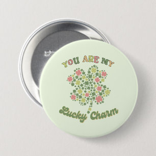 Du bist mein glücklicher Charm Button
