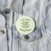 Du bist mein glücklicher Charm Button (Beispiel)