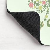 Du bist mein glücklicher Charm Mousepad (Ecke)