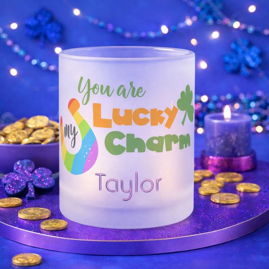 Du bist mein glücklicher St. Patricks Day Mattglastasse