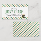 Du bist mein Glücksbringer Telefonnummerkarte (Vorne/Hinten)