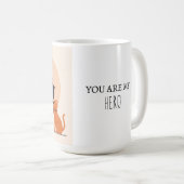 Du bist mein Held Tasse & Becher (VorderseiteRechts)