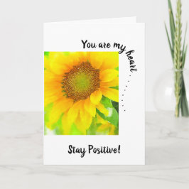 Du bist mein Herz~Bright & Cheery Yellow Sonnenblu Karte