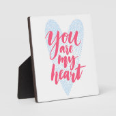 Du bist mein Herz Fotoplatte (Vorderseite)