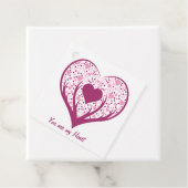 Du bist mein Herz Geschenkanhänger (Beispiel)