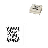 Du bist mein Herz Gummistempel (Stempel)