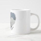 Du bist mein Herz. . . Herz-Shaped Rocks Jumbo-Tasse (Rechts)