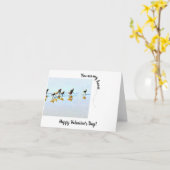 Du bist mein Herz Sandpipers Hilton Head Beach Karte (Gelbe Blume)