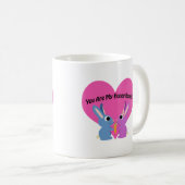Du bist mein Honey Bunny! Kaffeetasse (VorderseiteRechts)
