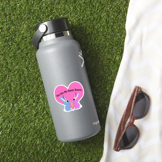 Du bist mein Honig Bunny Aufkleber (HydroFlask Insitu)