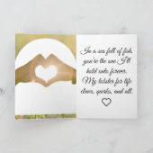 Du bist mein Hummer für immer Karte (Innenseite)