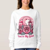 Du bist mein Hummer - Valentine Sweatshirt (Vorderseite)