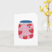 Du bist mein Jam Gruß Karte (Gelbe Blume)