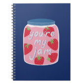 Du bist mein Jam Spiral Notebook / Journal Notizblock (Vorderseite)