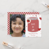 Du bist mein Jam Strawberry-Klassenzimmer Valentin Karte (Vorderseite/Rückseite Beispiel)