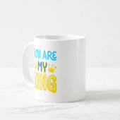 Du bist mein König Kaffeetasse (Vorderseite Links)