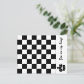 Du bist mein König! Postkarte (Stehend Vorderseite)