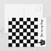 Du bist mein König! Postkarte (Vorne/Hinten)