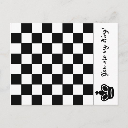Du bist mein König! Postkarte (Vorderseite)