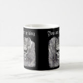 Du bist mein Königspersonalisierbarer Gothic Kaffeetasse (Mittel)