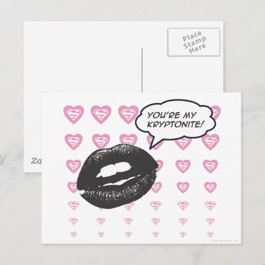 Du bist mein Kryptonit Postkarte (Vorne/Hinten)