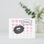 Du bist mein Kryptonit Postkarte (Stehend Vorderseite)