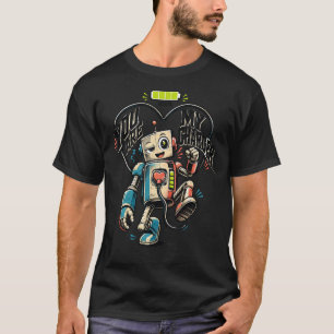 Du bist mein Ladegerät Süßes Robot T-Shirt