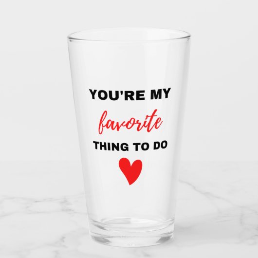 Du bist mein Liebling, schwarz zu machen  Glas (Vorderseite)