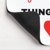 Du bist mein Liebling, schwarz zu machen Mousepad (Ecke)