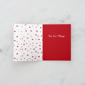 Du bist mein Liebling, wenn ich einen lustigen, na Dankeskarte (Innenseite)