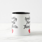 Du bist mein Liebling, wenn ich einen lustigen, na Tasse (Zentrum)