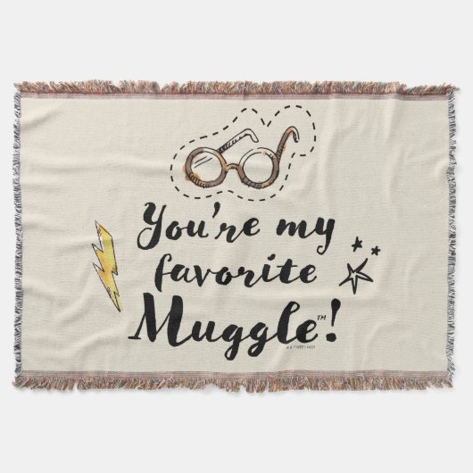 Du bist mein Lieblings-Muggle™ Decke (Vorderseite)