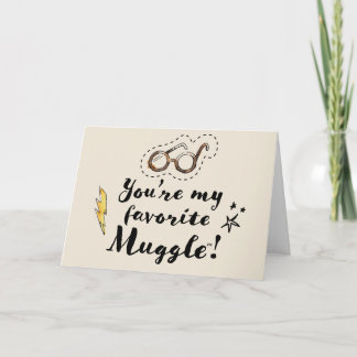 Du bist mein Lieblings-Muggle™ Karte