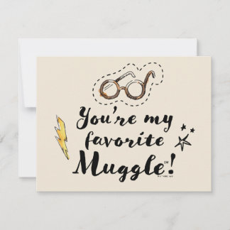 Du bist mein Lieblings-Muggle™ Mitteilungskarte