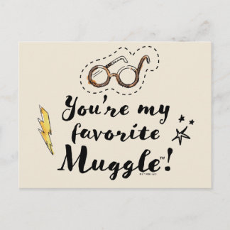 Du bist mein Lieblings-Muggle™ Postkarte