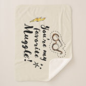 Du bist mein Lieblings-Muggle™ Sherpadecke (Vorderseite)