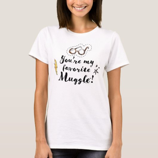 Du bist mein Lieblings-Muggle™ T-Shirt (Vorderseite)