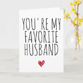 Du bist mein Lieblingsband Funny Vday - Valentines Karte (Gelbe Blume)