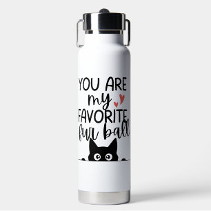'Du bist mein Lieblingsfellknäuel' Adorable Spiele Trinkflasche