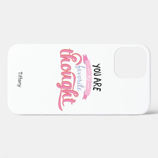 Du bist mein Lieblingsgedanke. Case-Mate iPhone Hülle (Rückseite (Horizontal))