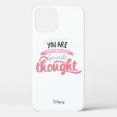 Du bist mein Lieblingsgedanke. Case-Mate iPhone Hülle (Rückseite)