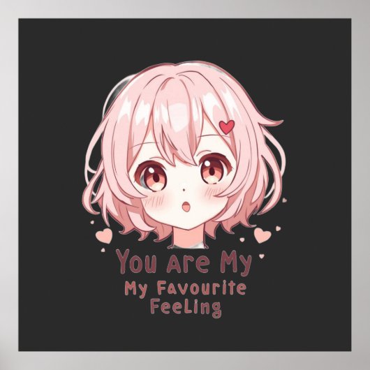 Du bist mein Lieblingsgefühl Poster (Vorne)
